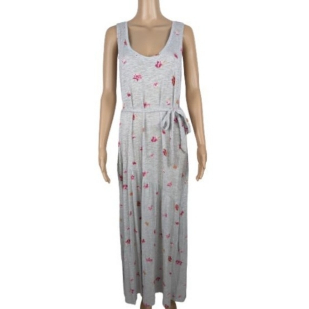 Lucky Brand Eliza Floral Print Maxi Dress M